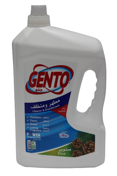 جنتو مطهر ومنظف بالصنوبر 3 لتر